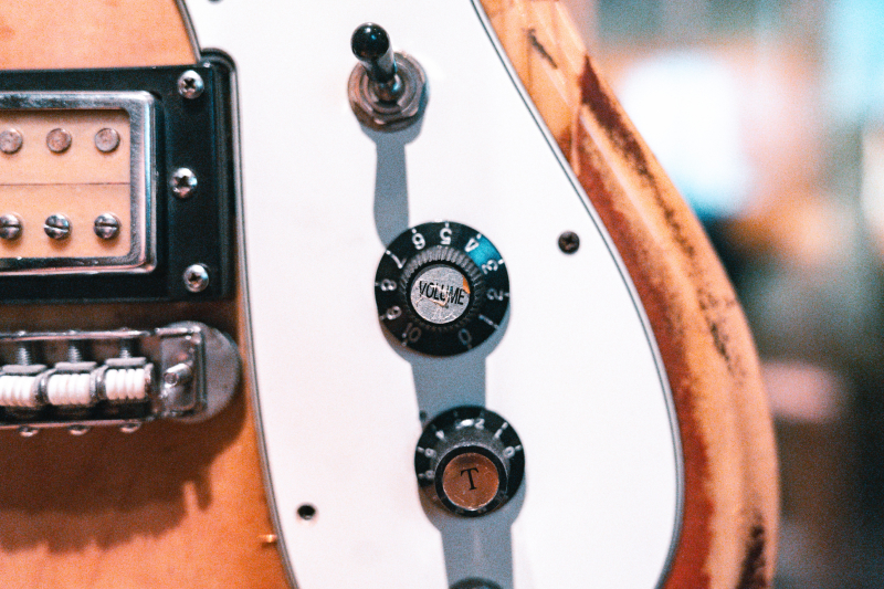Nirvana guitar close-up picture