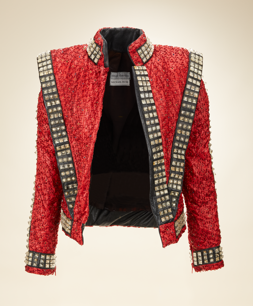 “Bad” Tour Stage-Worn Embellished Thriller Jacket, Julien's Auction House