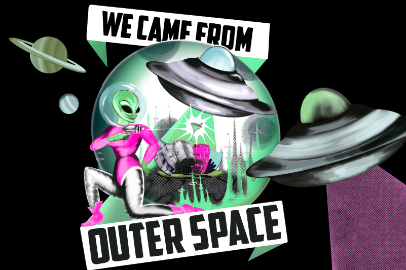 We came from outer space, Museum of Pop Culture Annual Halloween Party