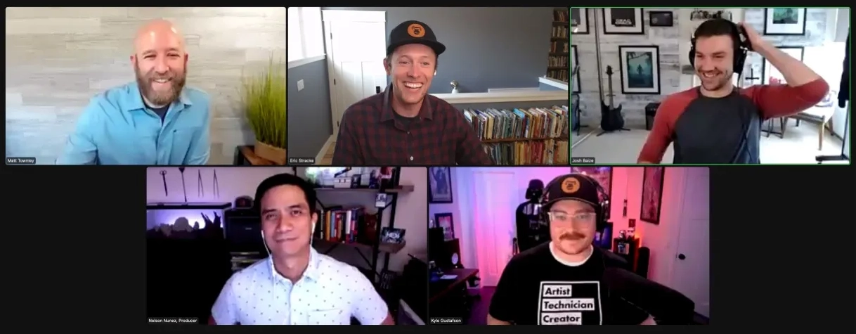 Team Gorilla Creative collaborating on Zoom.