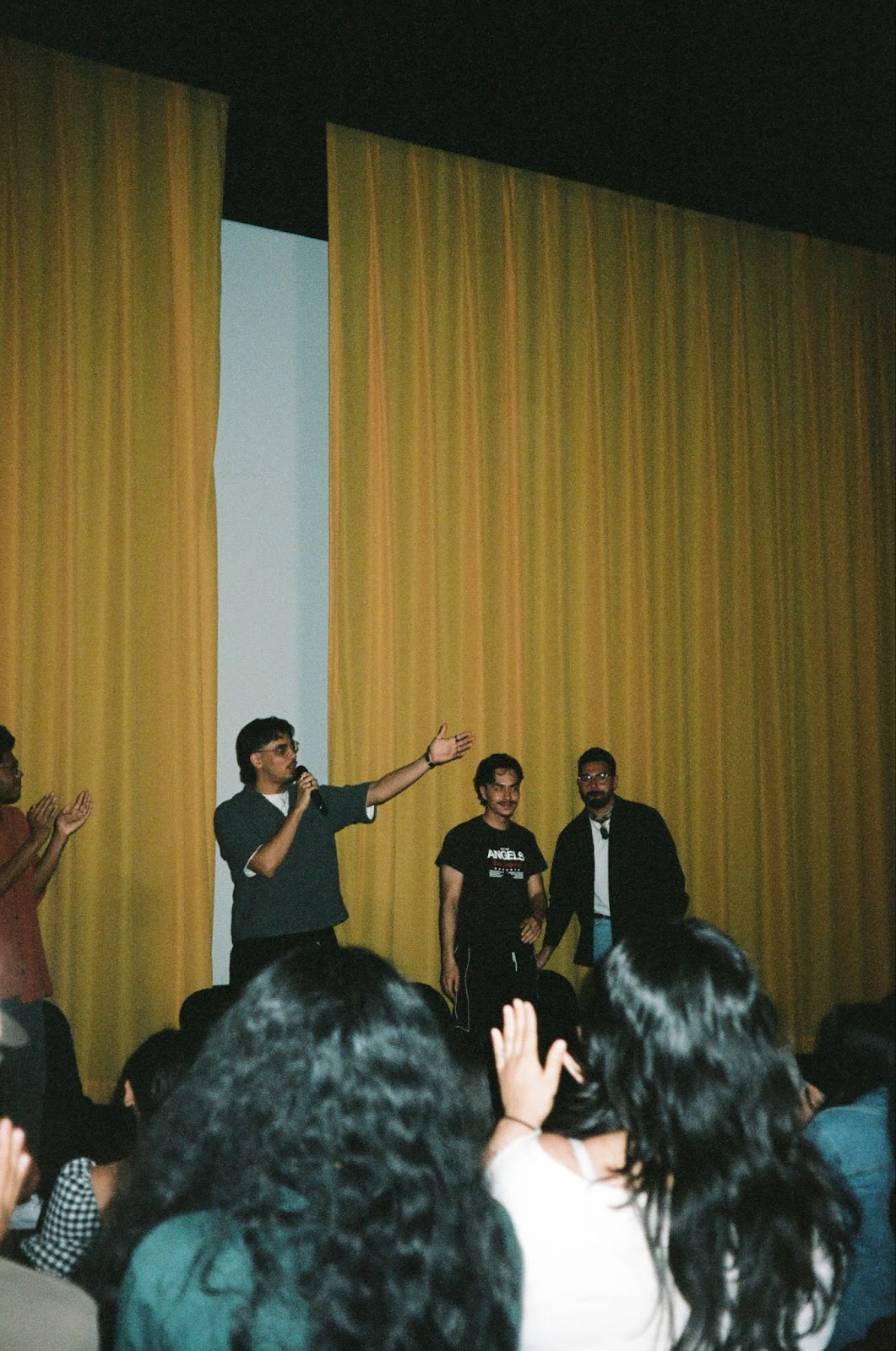 Jason Mendoza at a his premiere. 