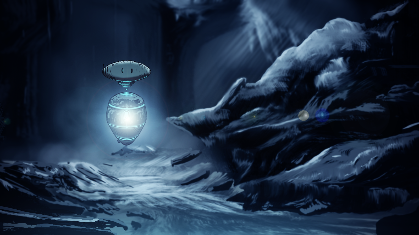 A screenshot from Nolan Wollmer's short film "From the Stars".