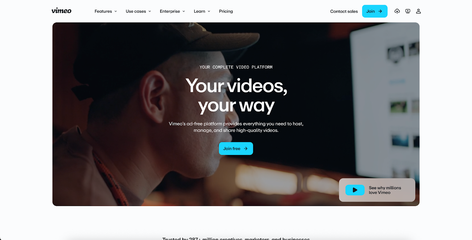 Image of Viemo's website