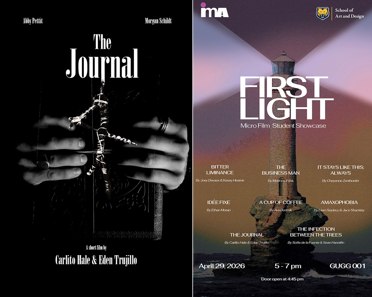 The Journal is Eden’s short horror film exploring anxiety