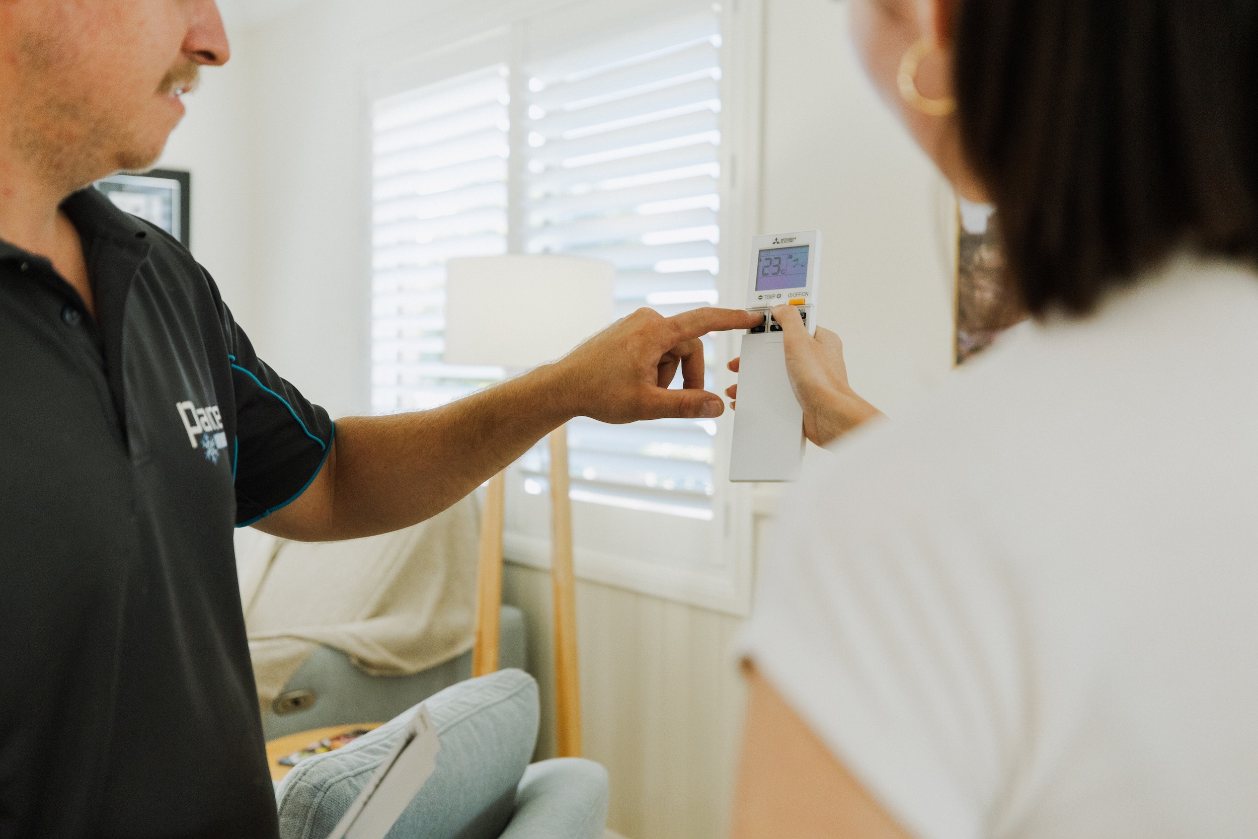 Smart air conditioning control setup