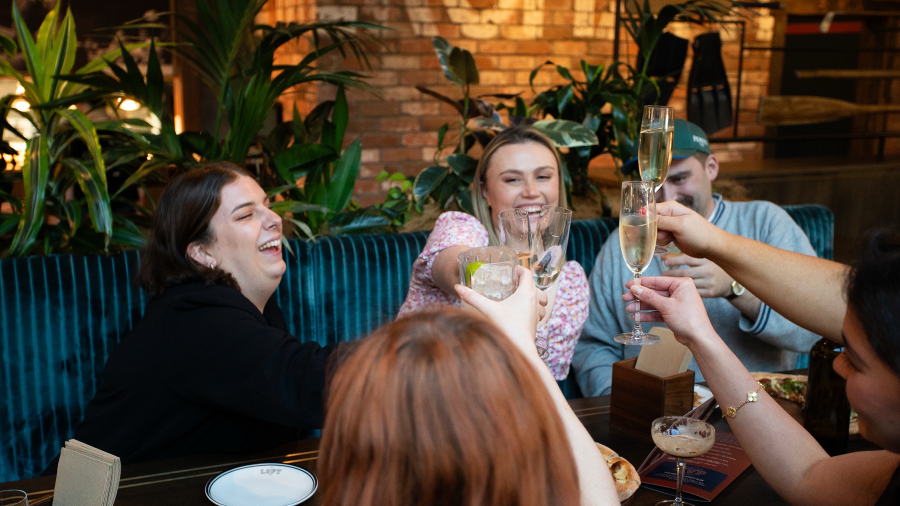 Guests at The Loft Bar
