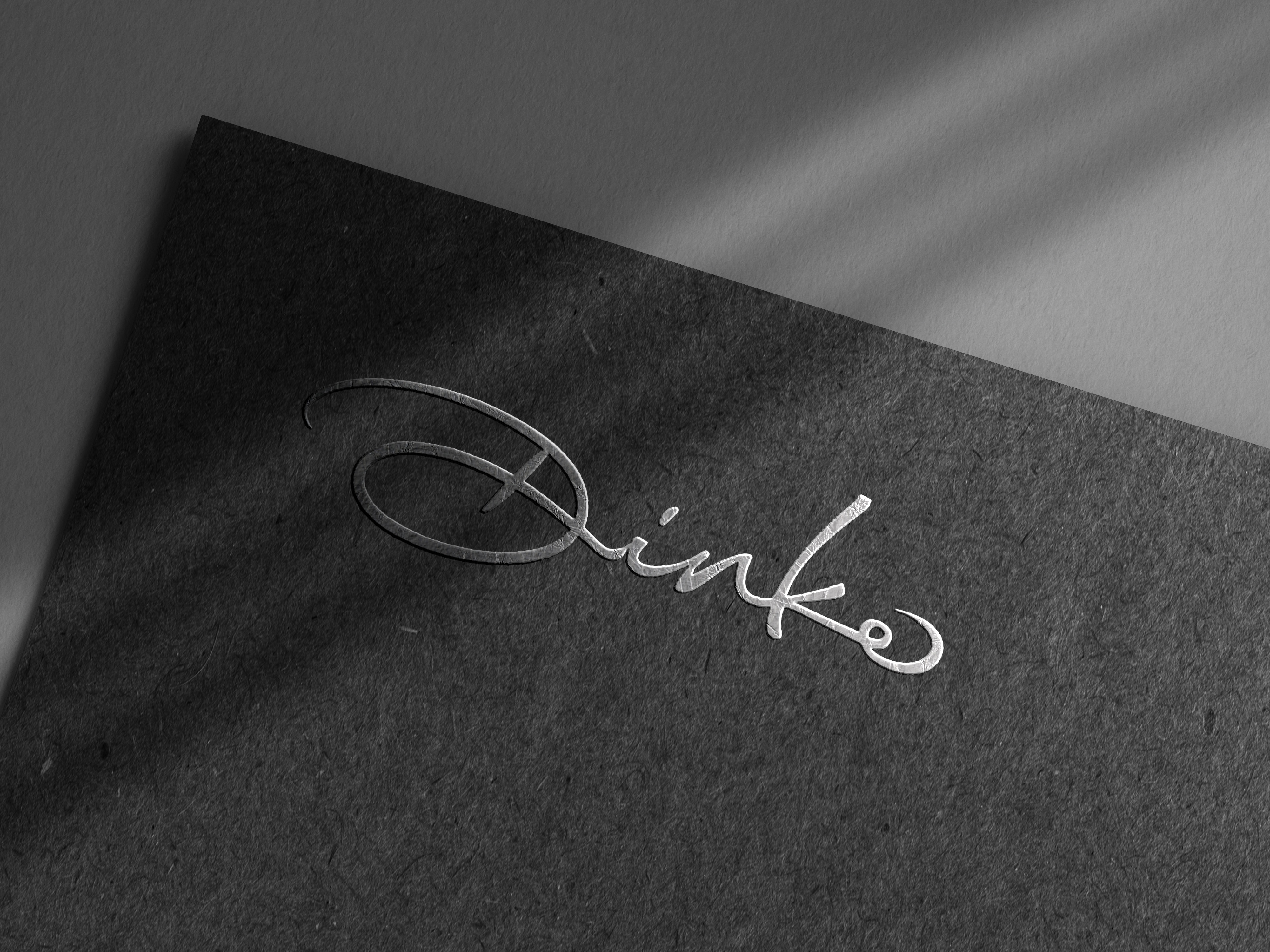Brand identity design elements including logo and color palette