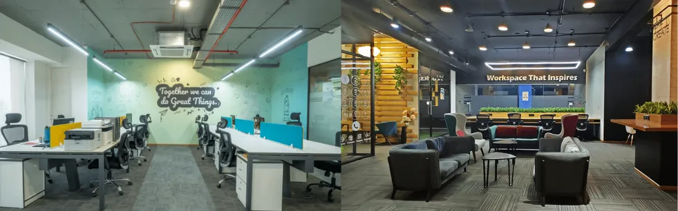 Managed Office Space vs. Coworking Space