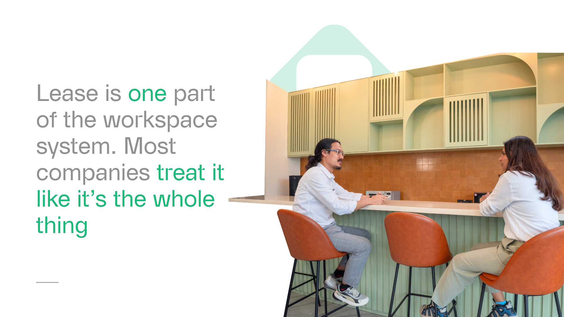 Lease is one part of the workspace system. Most companies threat it like it's the whole thing.