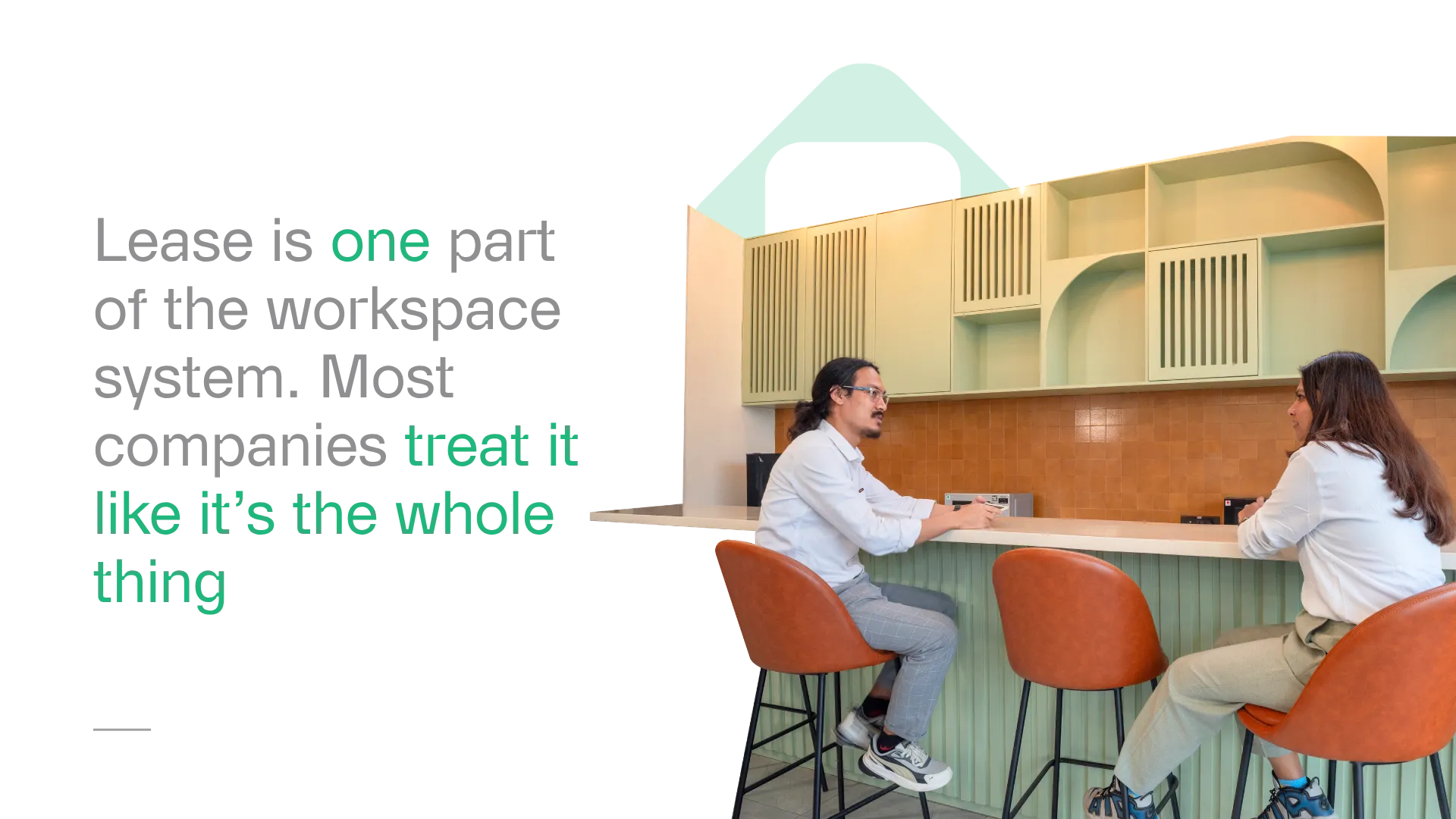 Lease is one part of the workspace system. Most companies threat it like it's the whole thing.