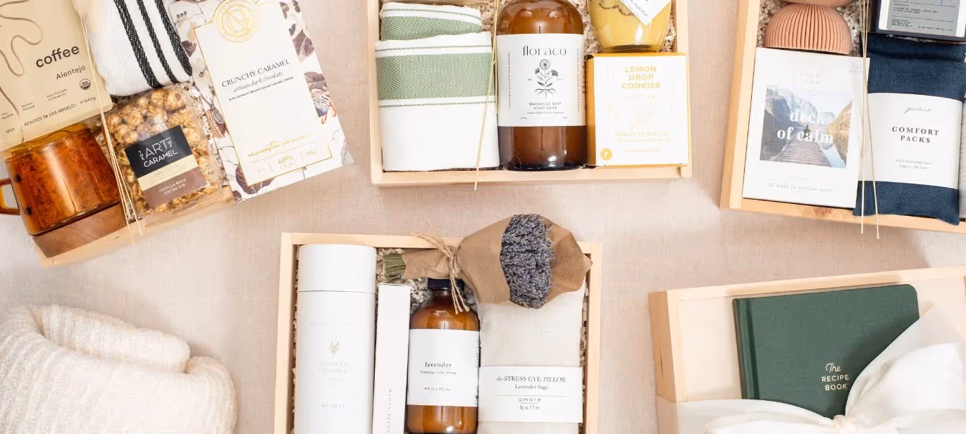 curated themed boxes