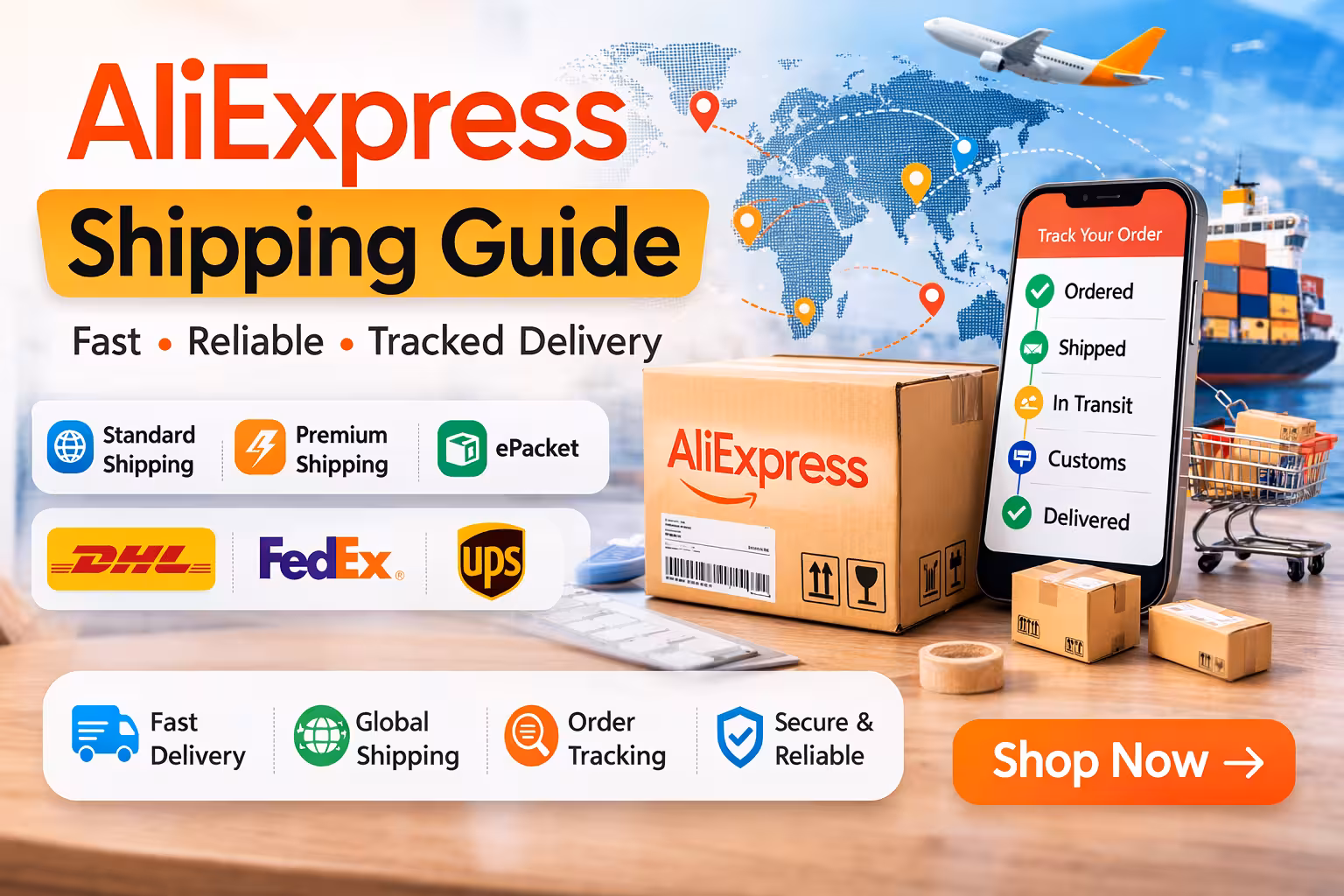 AliExpress shipping methds