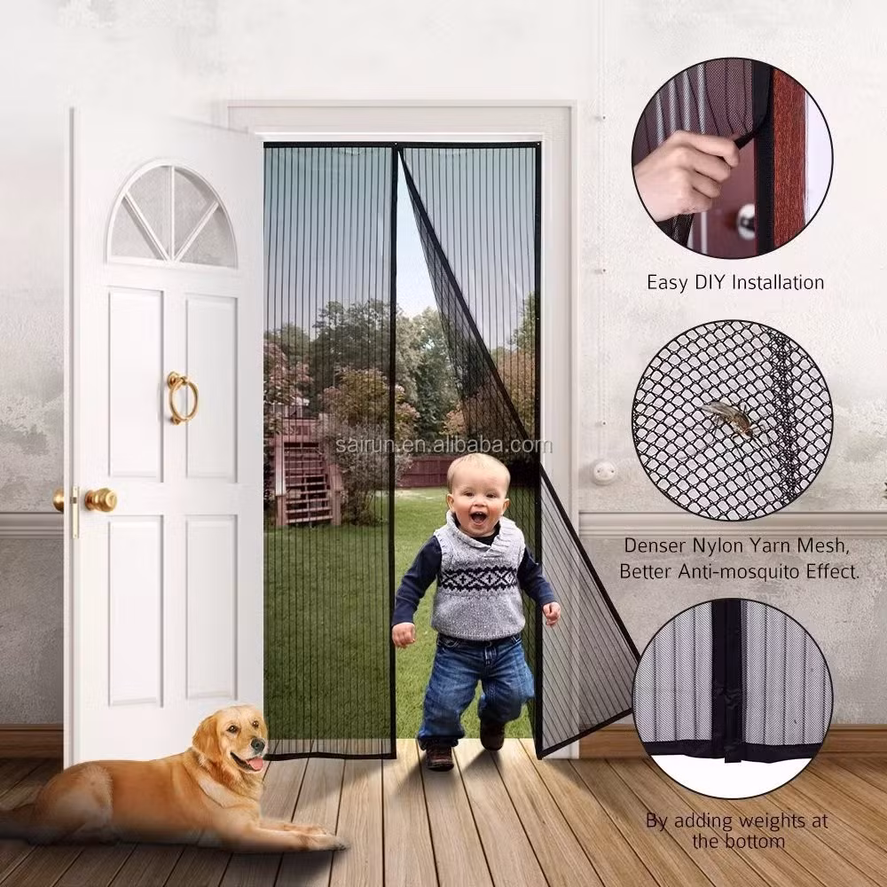 Magnetic Screen Door with Hands-Free Entry