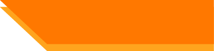 Orange diagonaler Pfeil mit einem spitz zulaufenden Ende auf weißem Hintergrund.