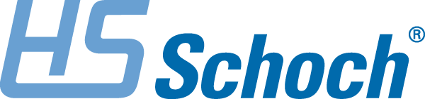 Logo mit den Buchstaben HS und dem Wort Schoch daneben.