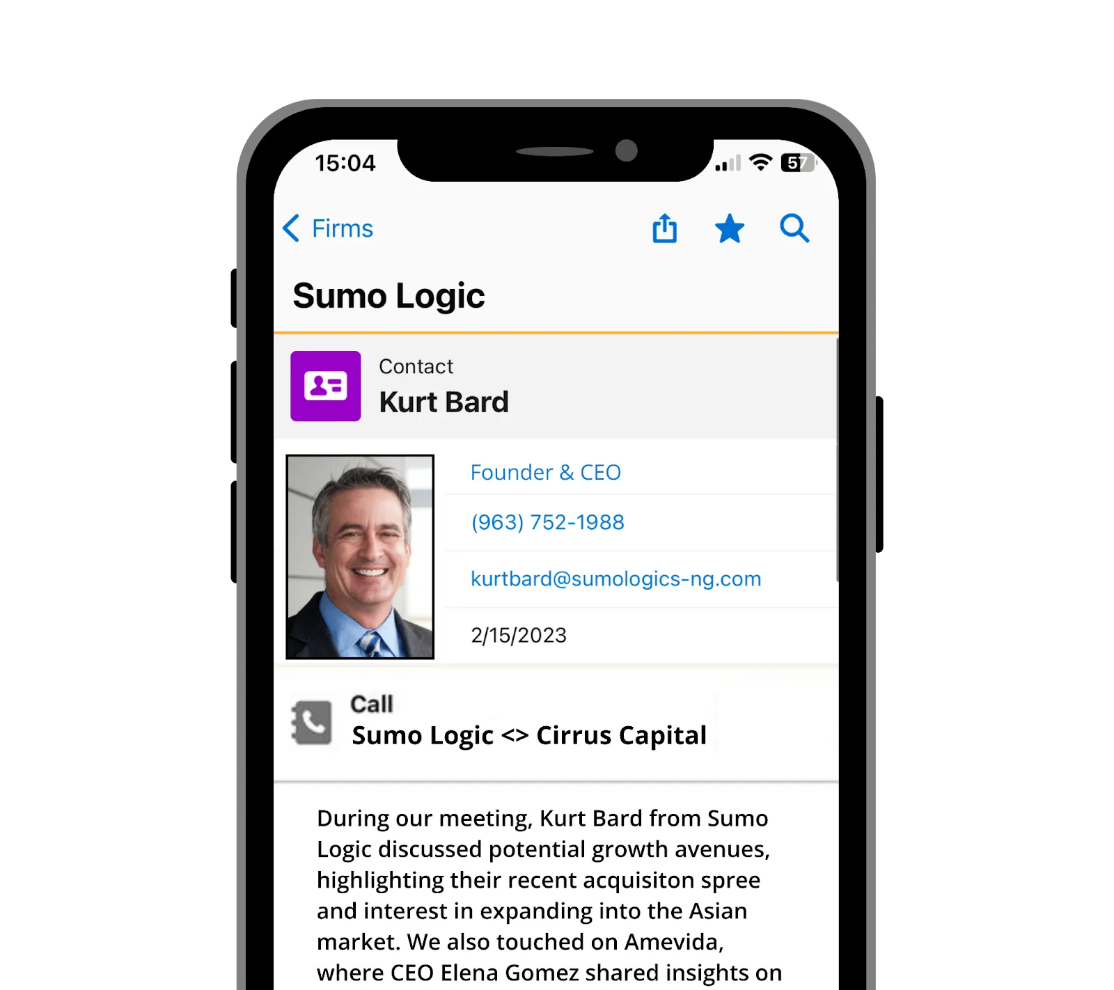 Navatar private equity CRM