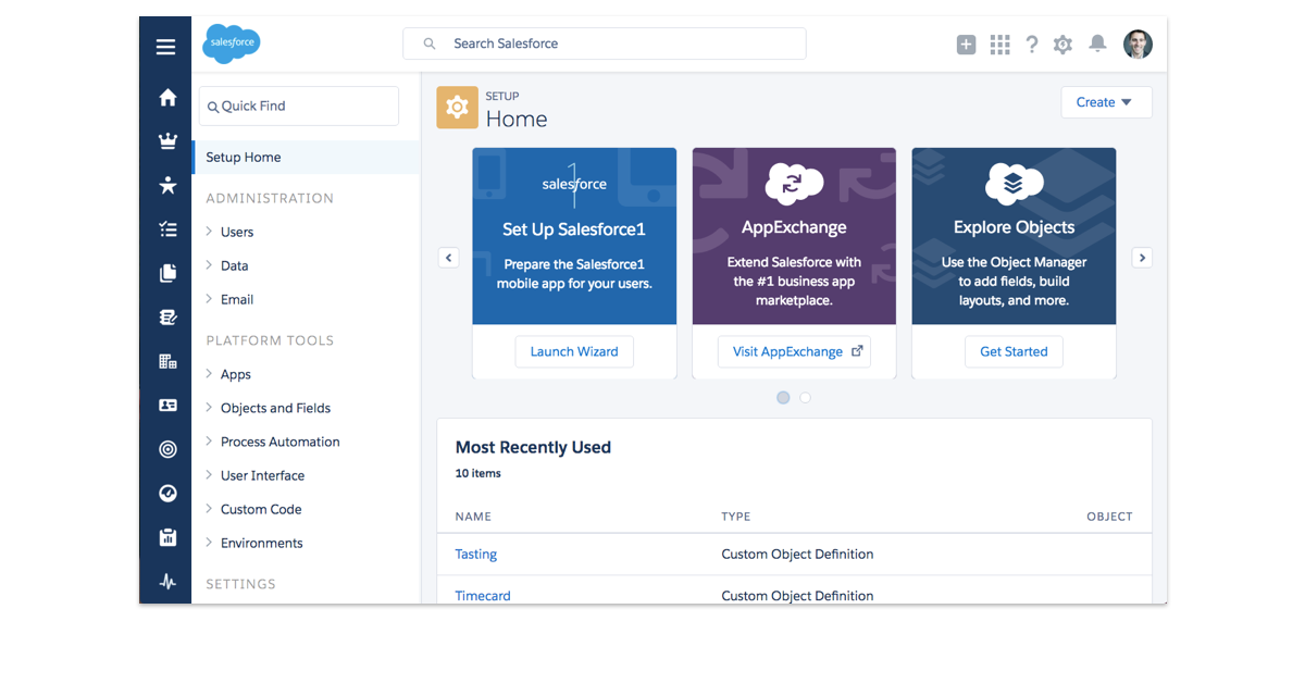 Salesforce private equity CRM