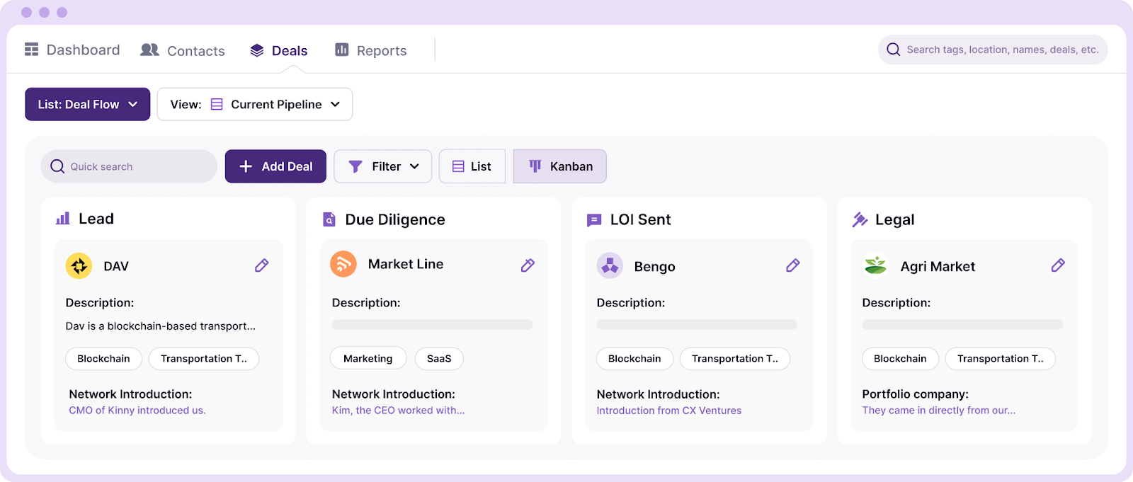 4Degrees private equity CRM