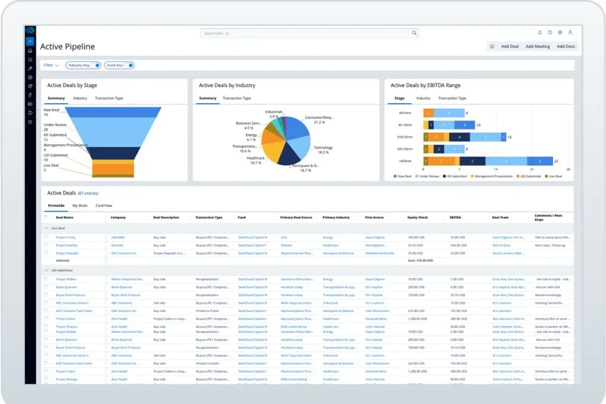 DealCloud (Intapp) Active Pipeline Image