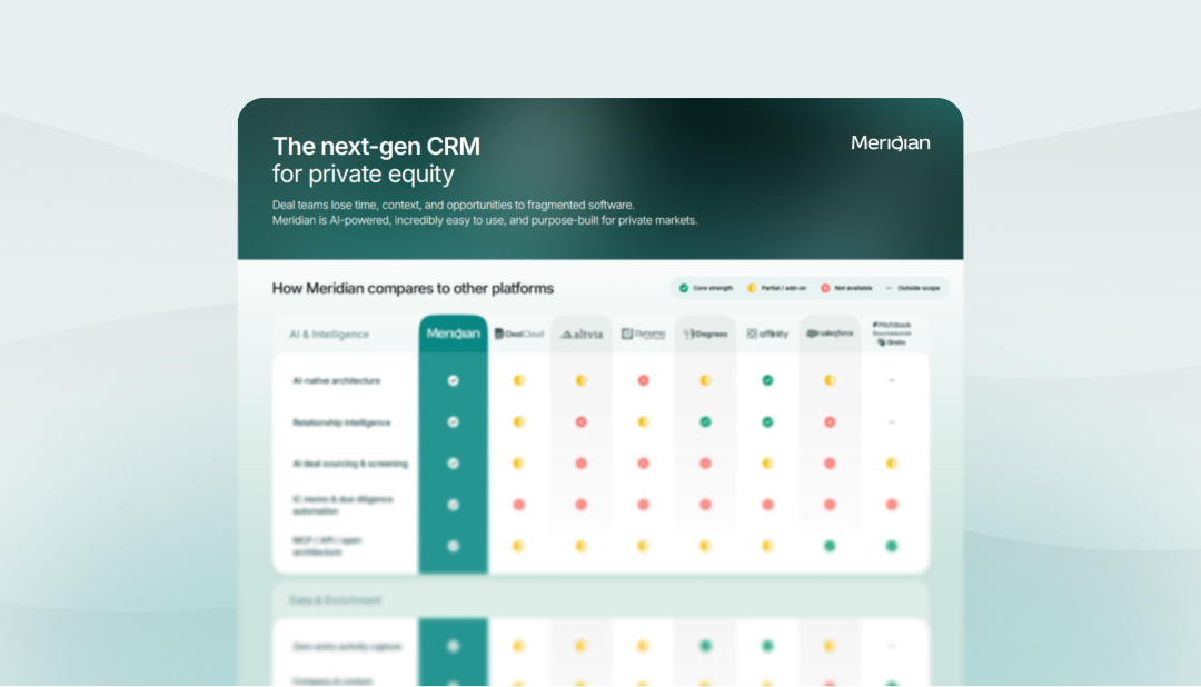 How Meridian Compares to Other Platforms