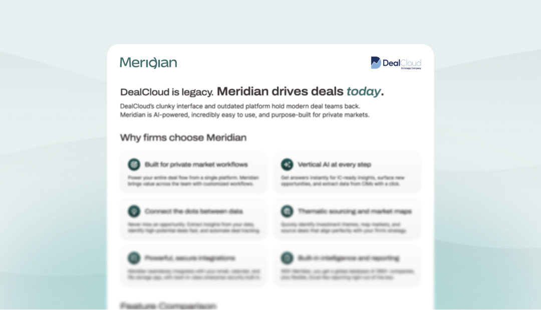 Meridian vs DealCloud 