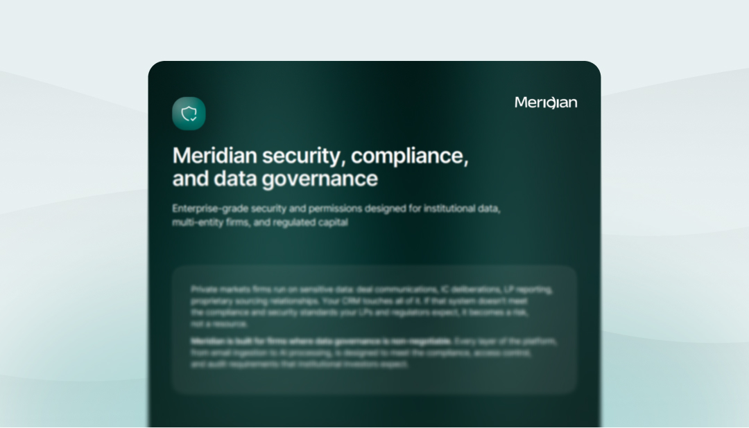 Security, Compliance & Data Governance