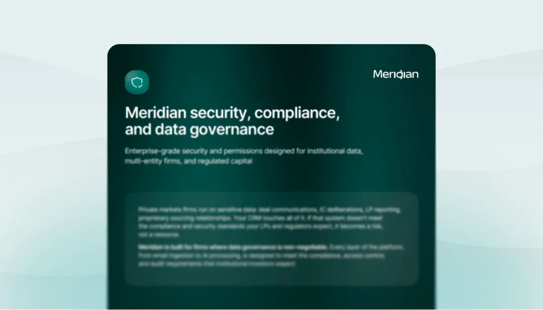 Security, Compliance & Data Governance
