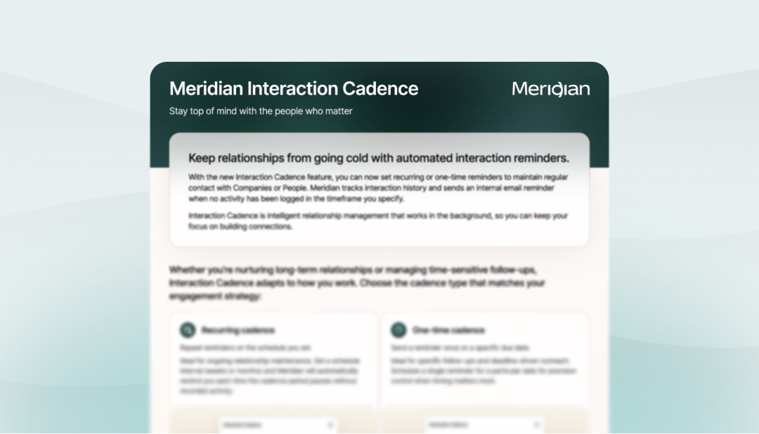 Interaction Cadence