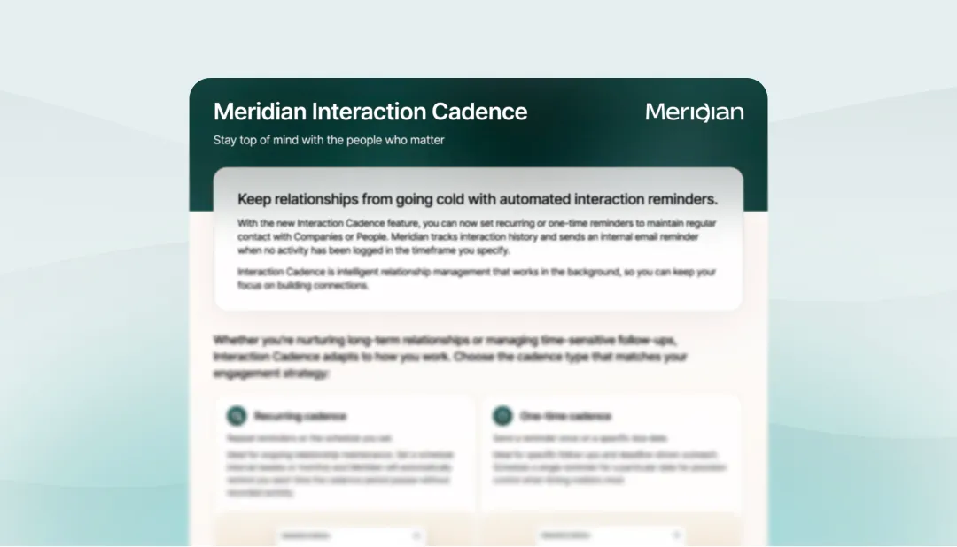 Interaction Cadence