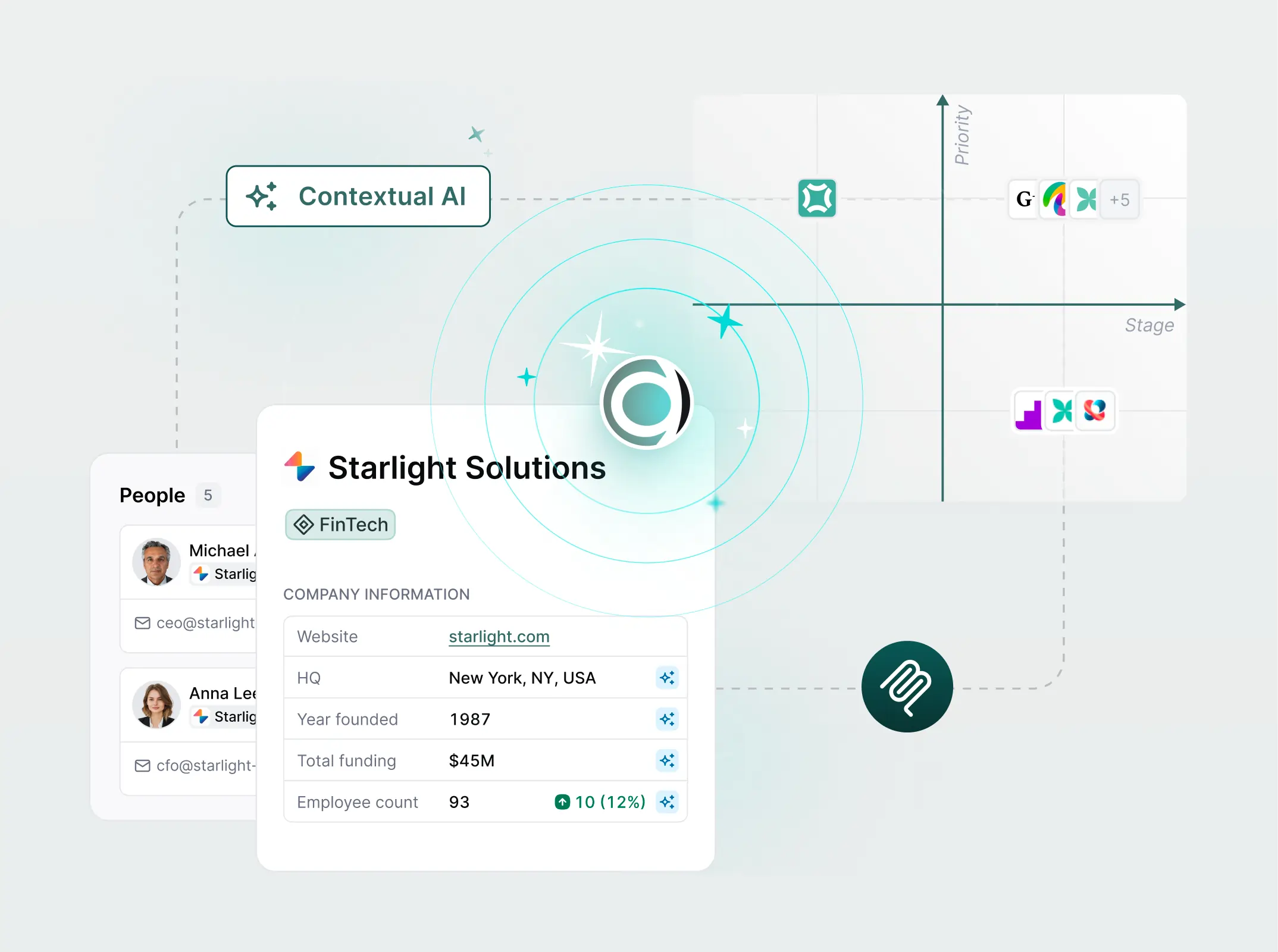 Visual representation of the Starlight Solutions app, showcasing its layout and functionality for users.