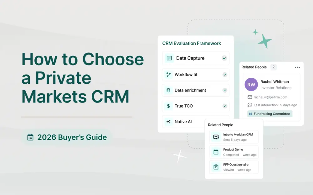 How to evaluate and choose a private markets CRM in 2026