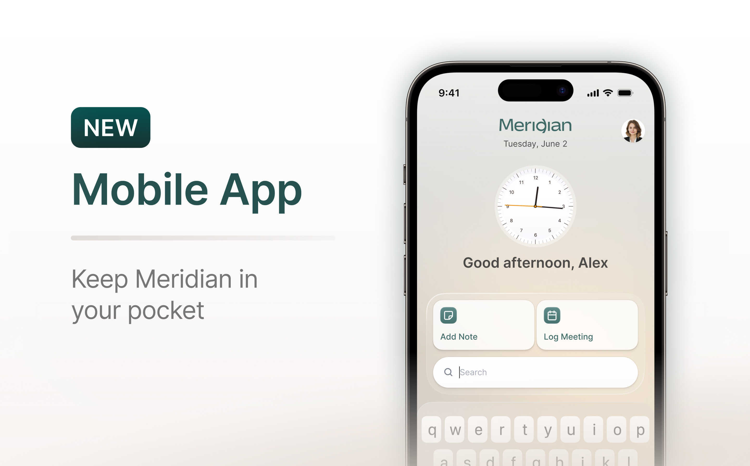 Meridian Now Has a Mobile App