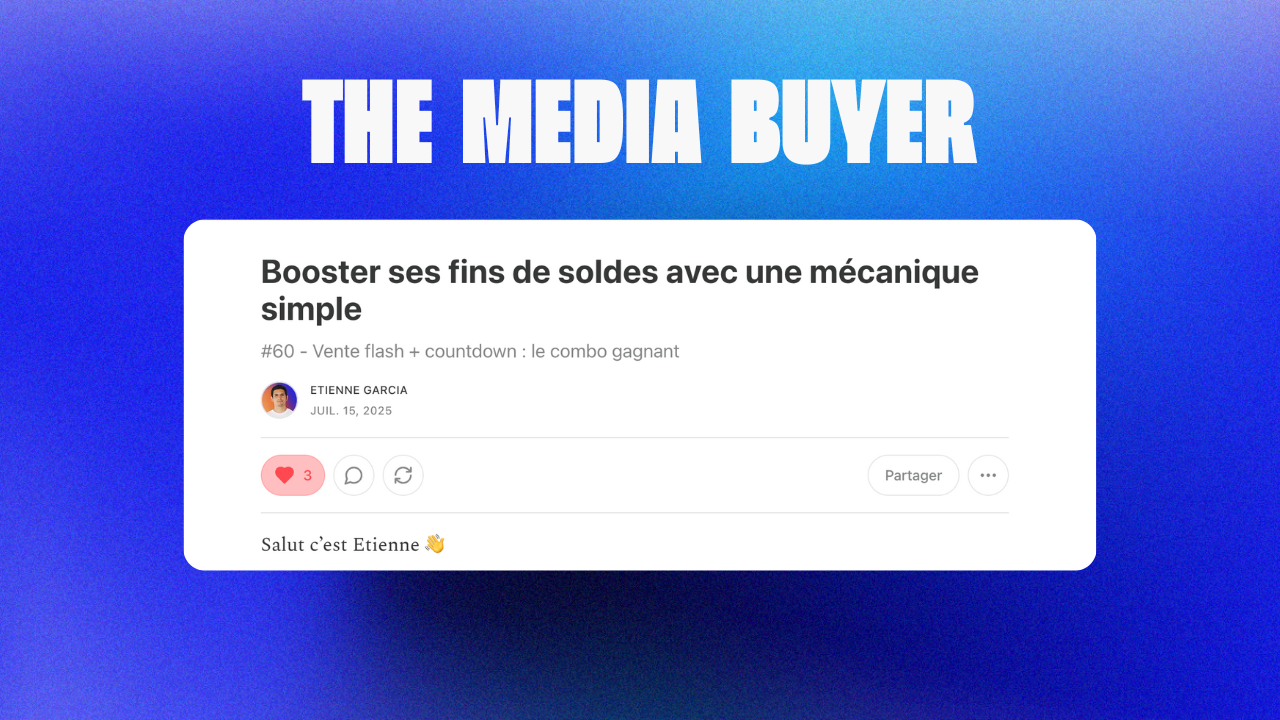 Booster ses fins de soldes avec une mécanique simple