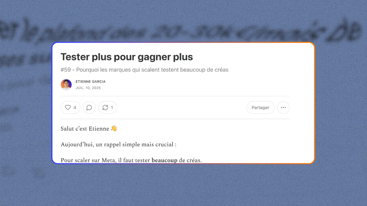 Tester plus pour gagner plus