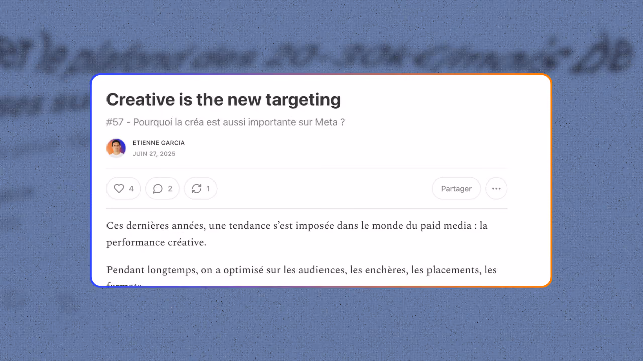 Creative is the new targeting