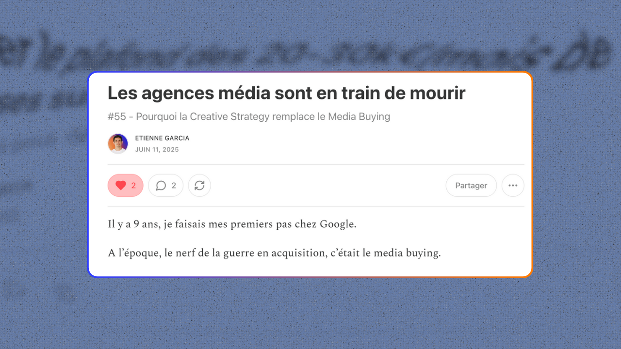  Les agences média sont en train de mourir