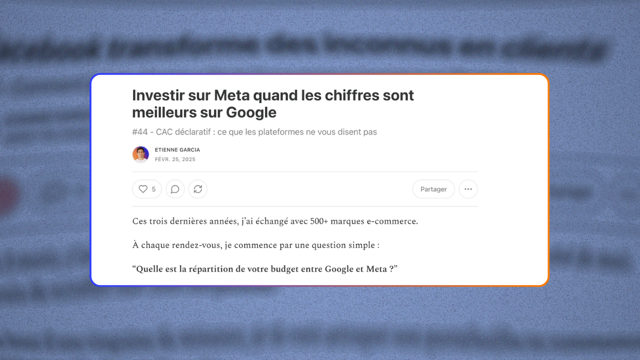 Investir sur Meta quand les chiffres sont meilleurs sur Google