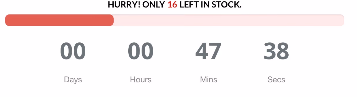 35 Amazing Countdown Timer Examples (eCommerce)