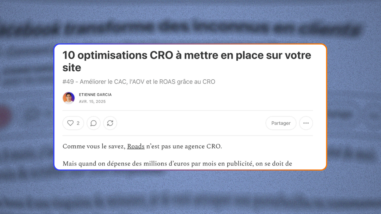 10 optimisations CRO à mettre en place sur votre site