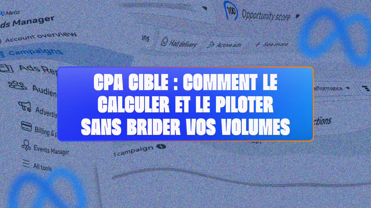CPA cible : comment le calculer et le piloter sans brider vos volumes