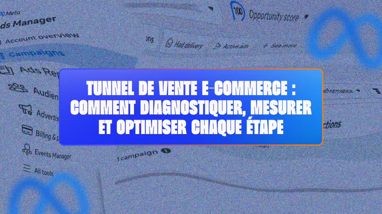 Tunnel de vente e-commerce : comment diagnostiquer, mesurer et optimiser chaque étape