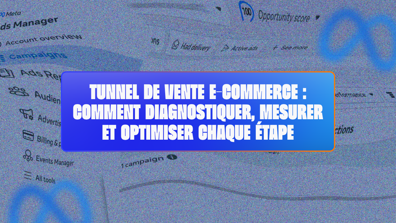 Tunnel de vente e-commerce : comment diagnostiquer, mesurer et optimiser chaque étape