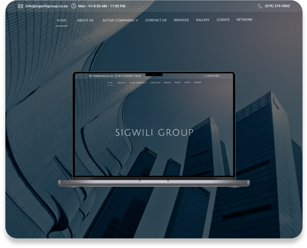 Client Landing Page
