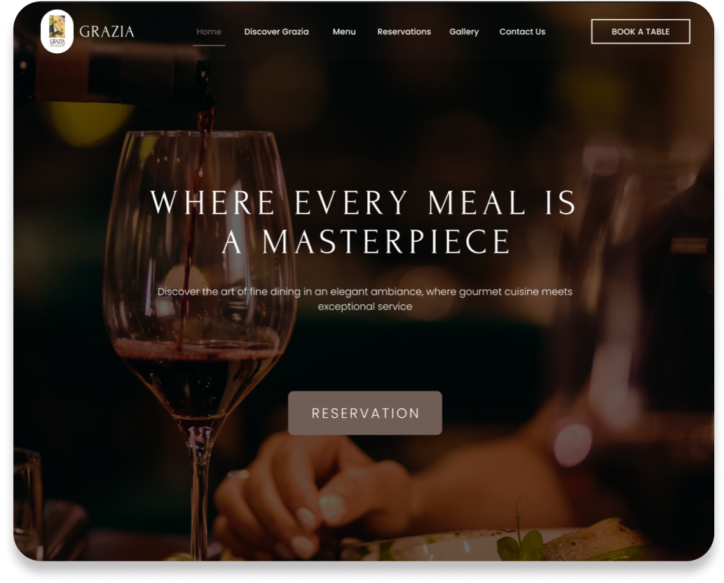 Client Landing Page