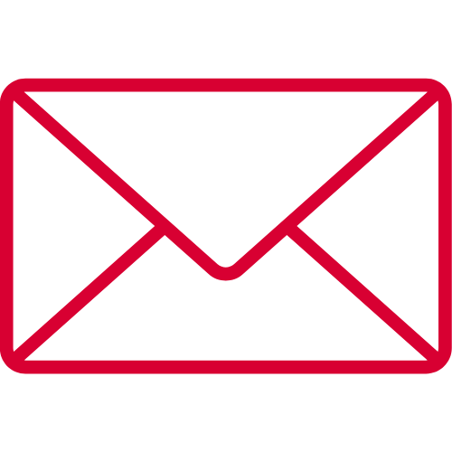 An outlined email icon