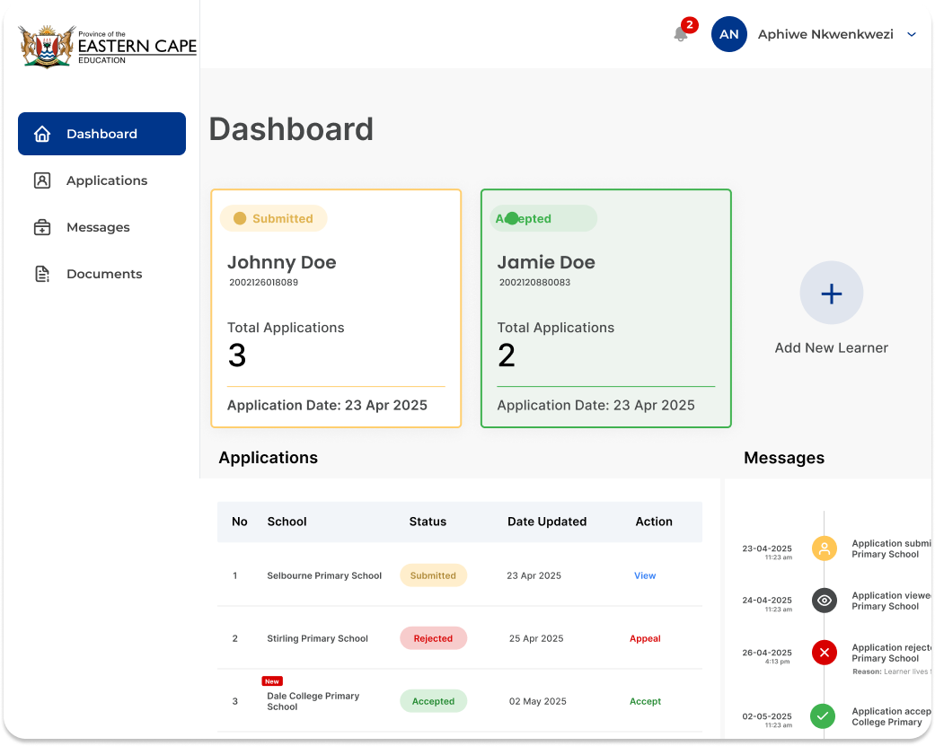 A Vue.js dashboard app created for a client
