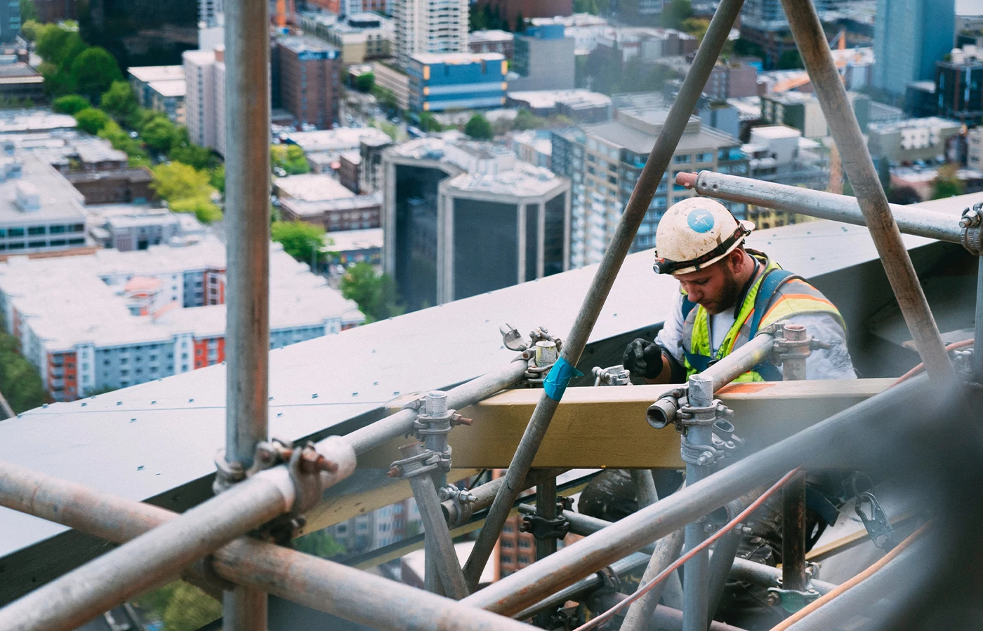 Construction worker on site