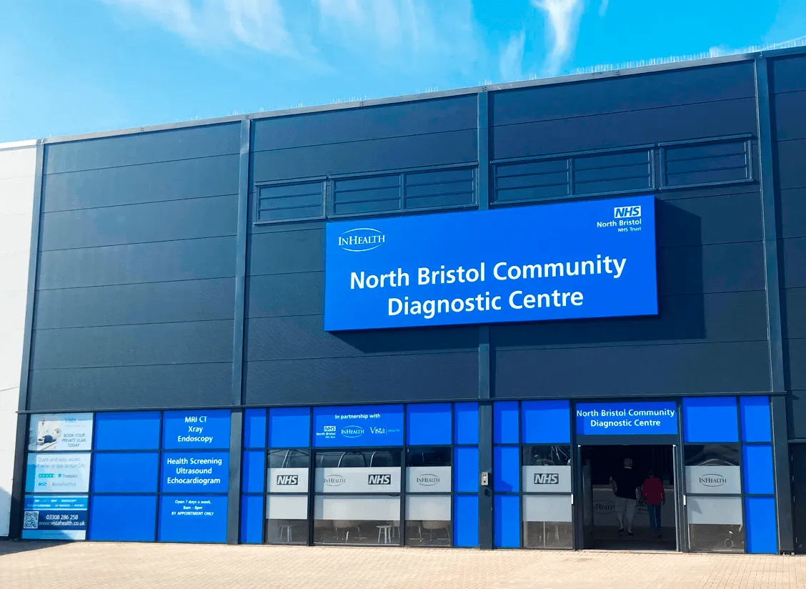 Cabot Clinic exterior. North Bristol Community Diagnostic Centre.