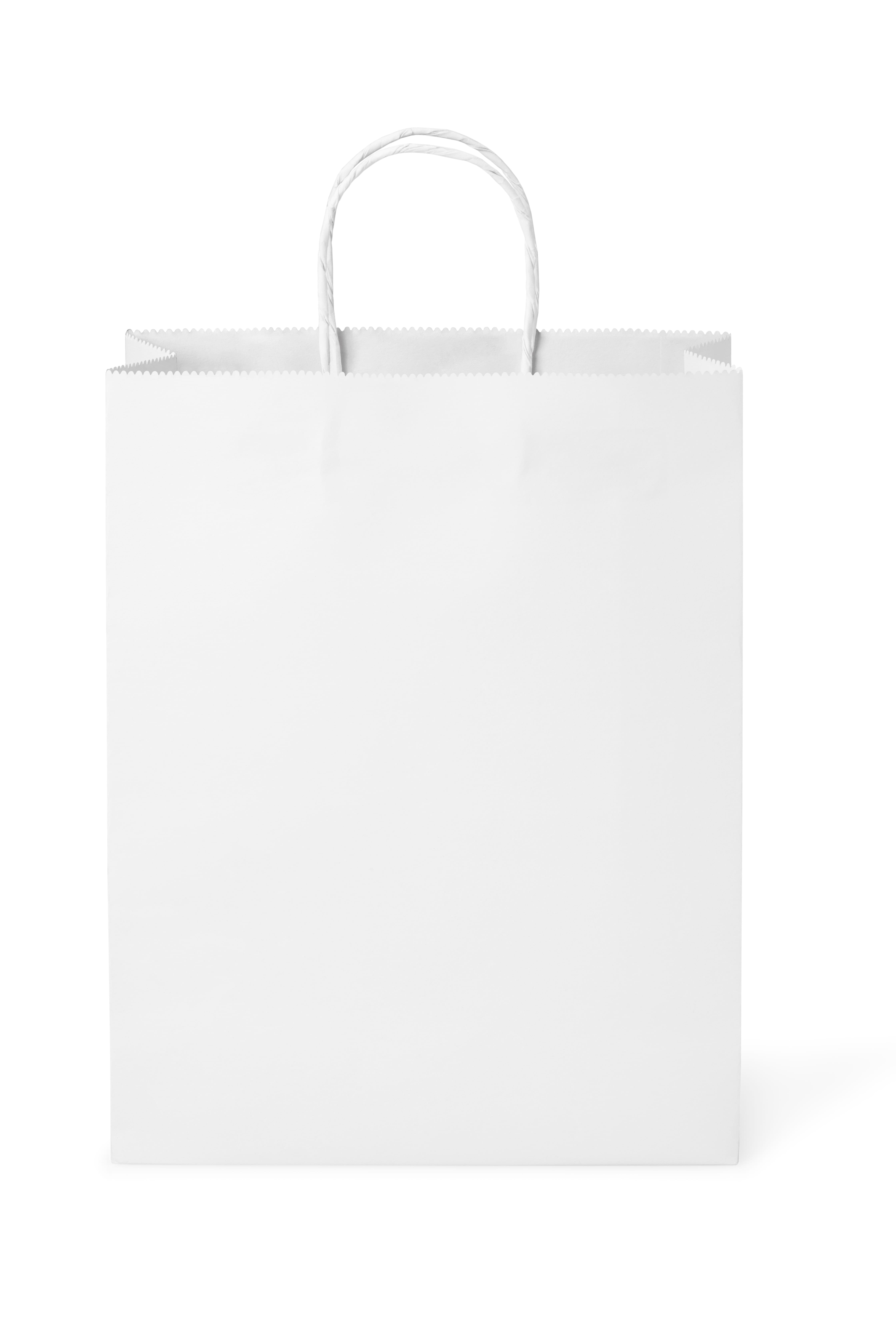 compostable white bag