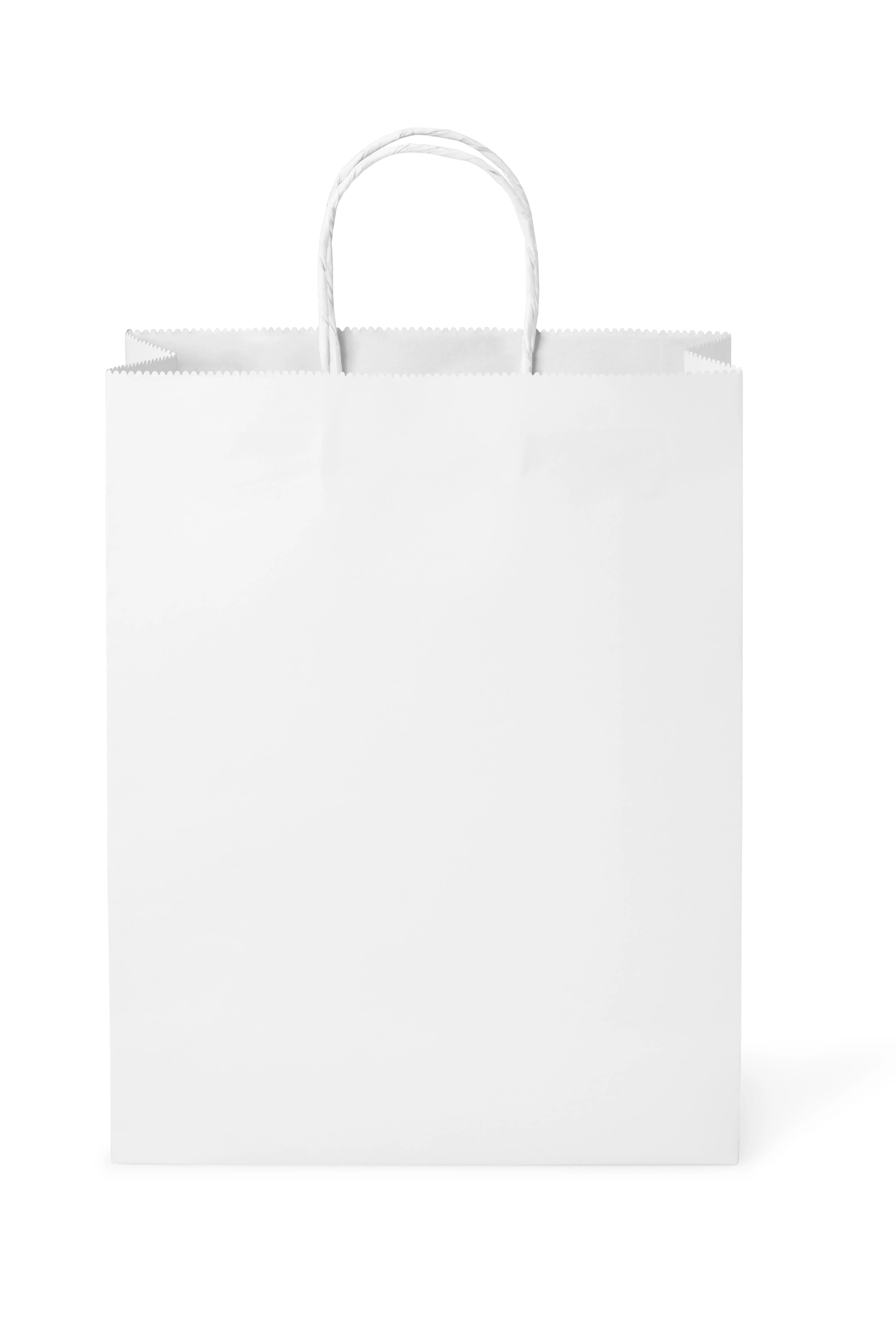 compostable white bag